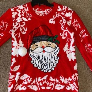 Santa Claus Christmas crewneck sweater